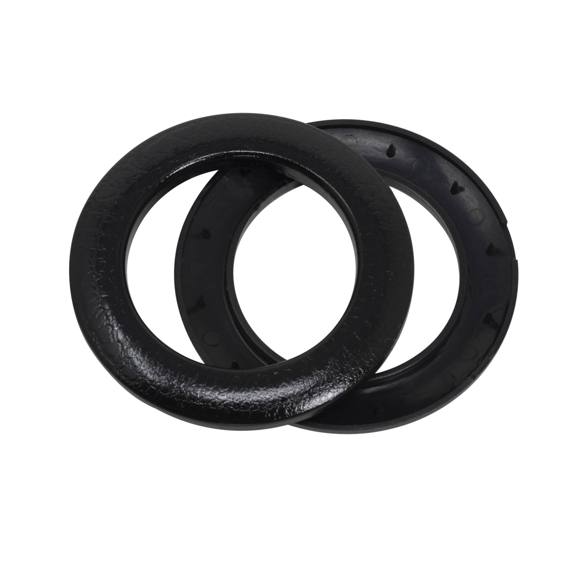 Dritz® Home 1.5" Textured Black Round Curtain Grommets, 8 Sets